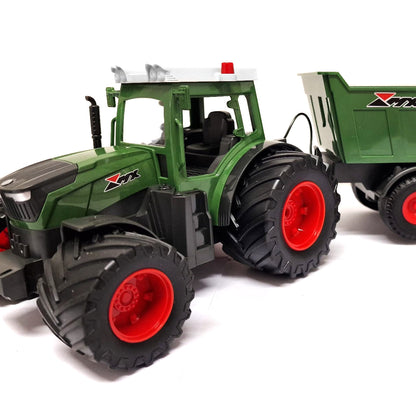 Green Farm Tractor with Remote Control - kidscars.ie - [Kids Electric Cars]