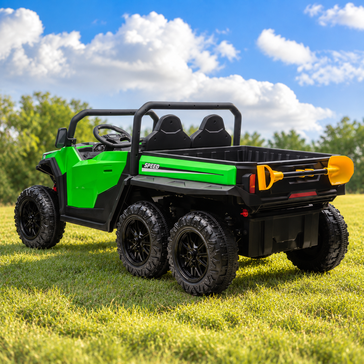 Pre-order: 24V Two Seat Gator Ride On Electric Vehicle in Green (2026)