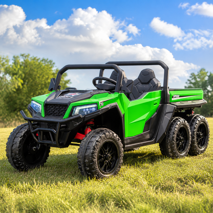 Pre-order: 24V Two Seat Gator Ride On Electric Vehicle in Green (2026)
