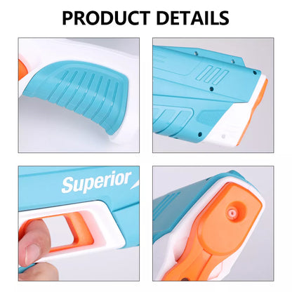 Water Gun Pistol Soaker Powerful Long Range Super Pump Kids Electric Water Gun Blue - kidscars.ie - [Kids Electric Cars]