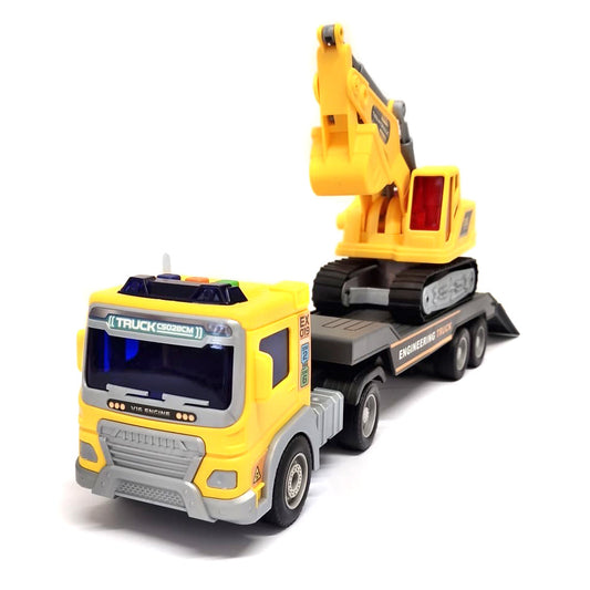 Truck and Excavator Construction Toy - kidscars.ie - [Kids Electric Cars]