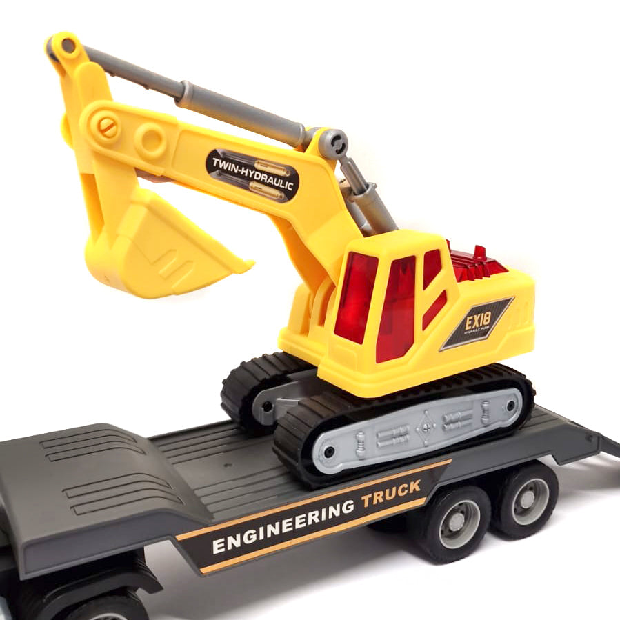 Truck and Excavator Construction Toy - kidscars.ie - [Kids Electric Cars]