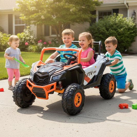 Extreme Two Seat 24V UTV Ride On Toy | Orange